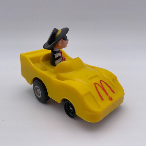 Vintage Hamburglar Toy Car McDonalds Happy Meal 1988 Yellow (SKU: 415TO) - Picture 2 of 6
